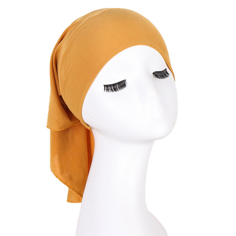Мягкая внутренняя искусственная Женская головная повязка в мусульманском стиле