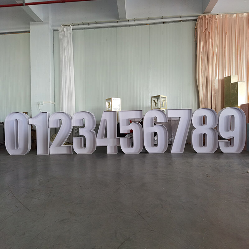 Full Color Outdoor Light Up Letters 4 Feet Decoration Letters For Room Wedding Event Suppliers