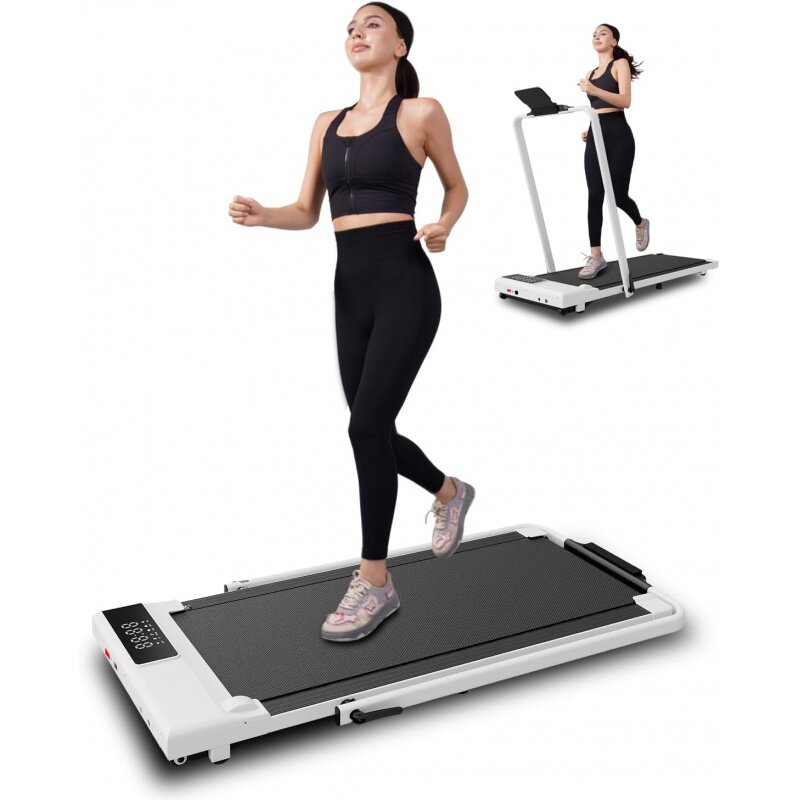 3 in 1 Walking Pad Treadmills - Folding Treadmill 300lbs Capacity Under Desk Treadmill 3.0HP Foldable Treadmill for Home Office
