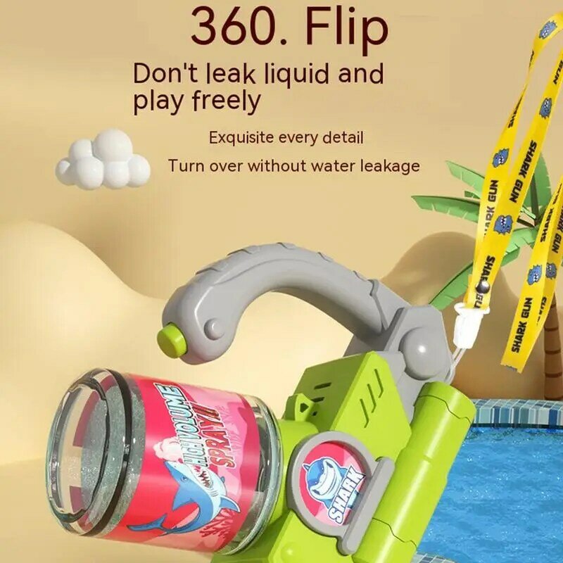 Tubarão Electric Mist Spray Toy para meninos, Brinquedos com Luz e Som, Creative Water Play, Brinquedos ao ar livre, Festas na piscina