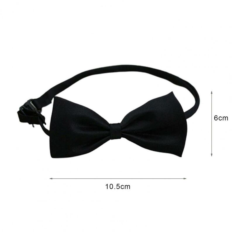 Pet Bow Tie Lovely Decorative Nylon Solid Color Adjustable Small Bulk Dog Cat Bowknot Necktie Wedding Puppy Grooming Accessories