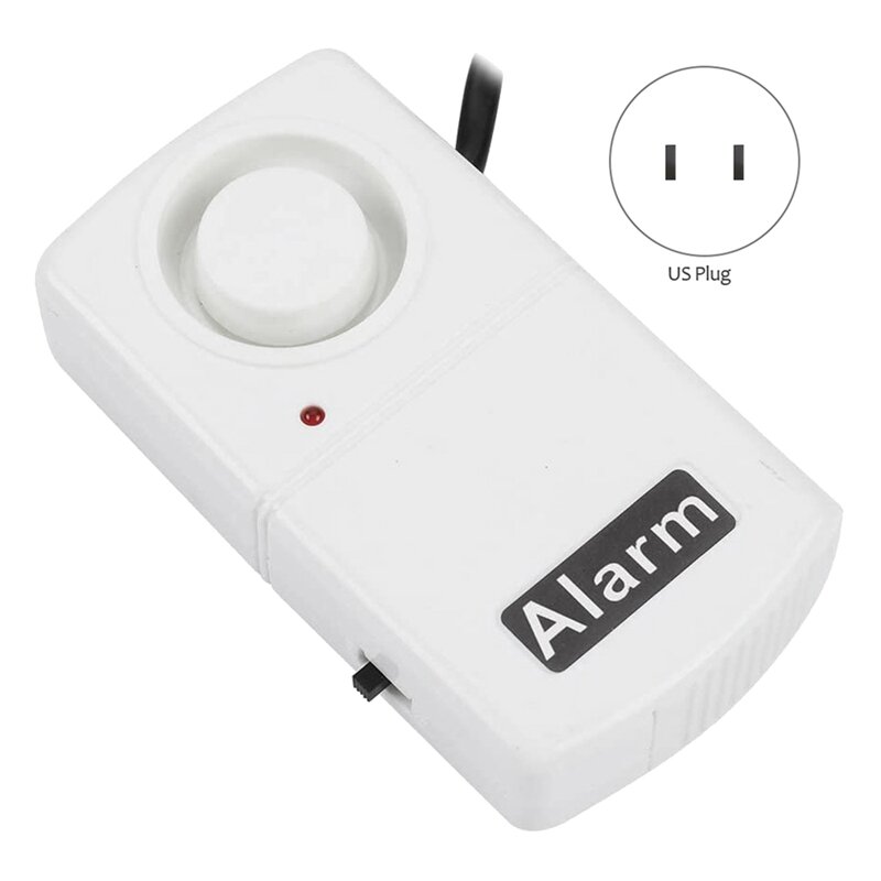 Indikator LED 2X 220V, pintar 120Db Alarm mati daya otomatis, colokan AS