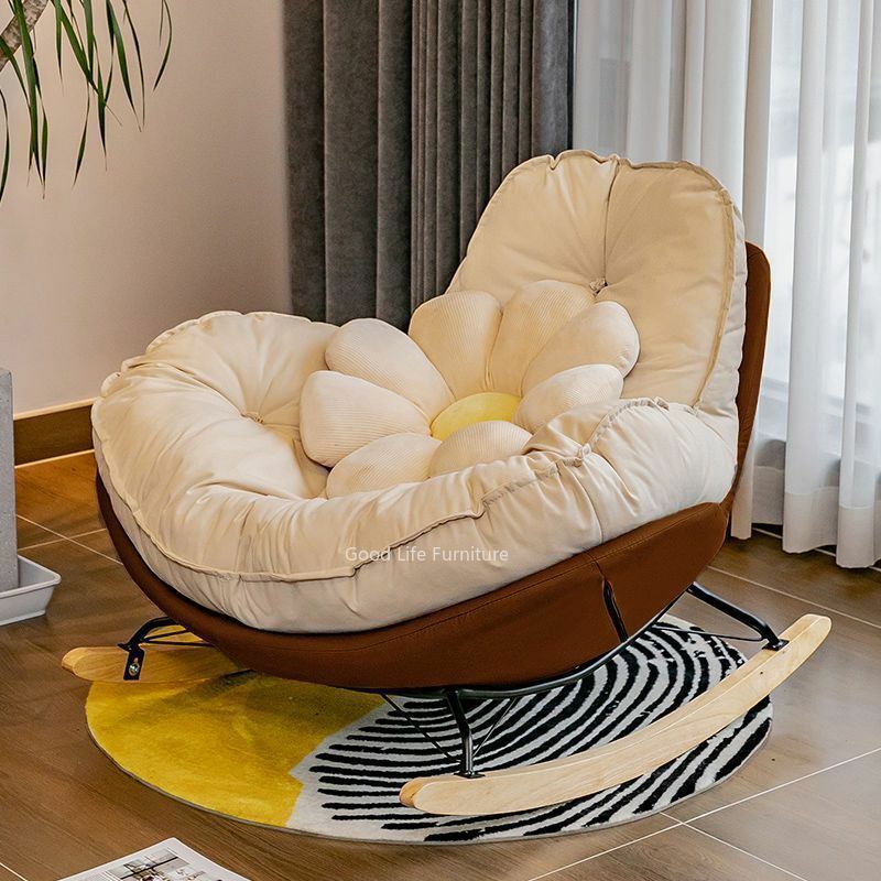 Кресло-качалка в скандинавском стиле для отдыха, гостиной, спальни