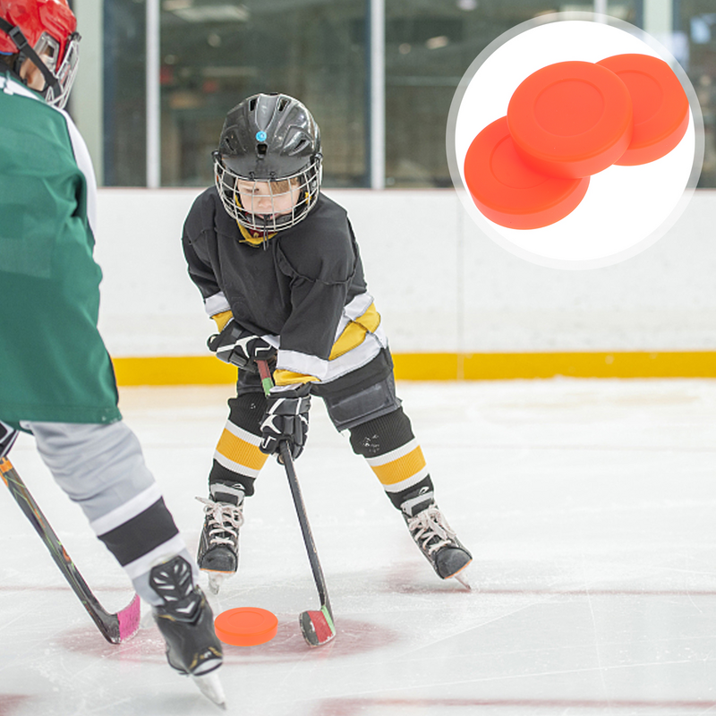 Disco de Hockey sobre hielo mate ajustable, pelota plana de PVC, para exteriores