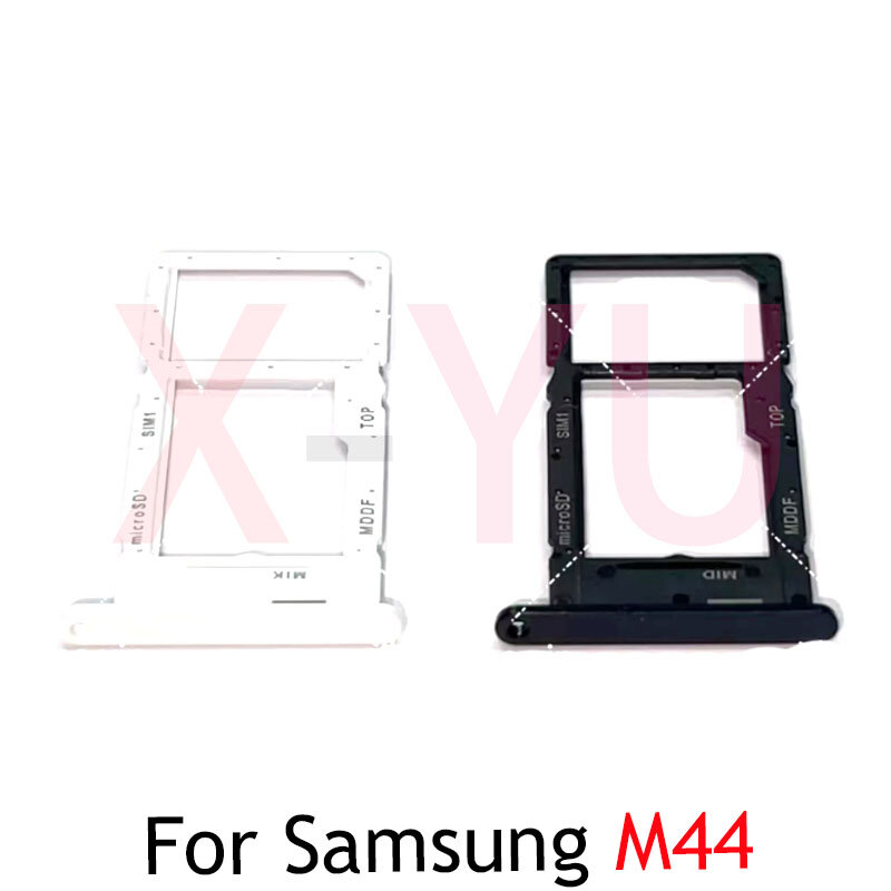 Sim Card Tray Holder For Samsung Galaxy M44 SD Card Reader Slot Adapter Repair Parts