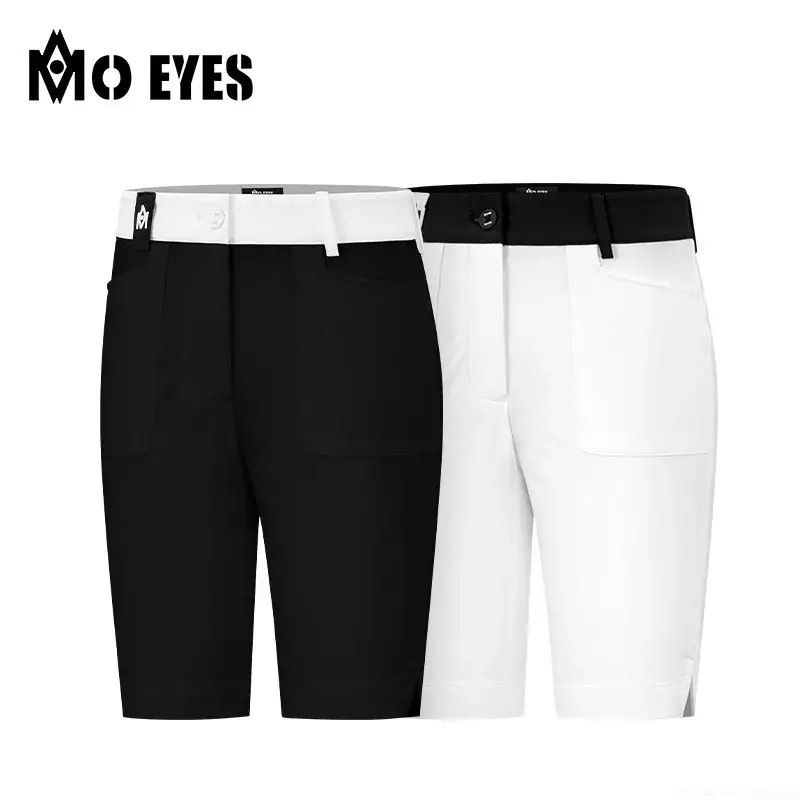 PGM-pantalones cortos deportivos transpirables para mujer, ropa de Golf informal con dobladillo dividido, m23kus006