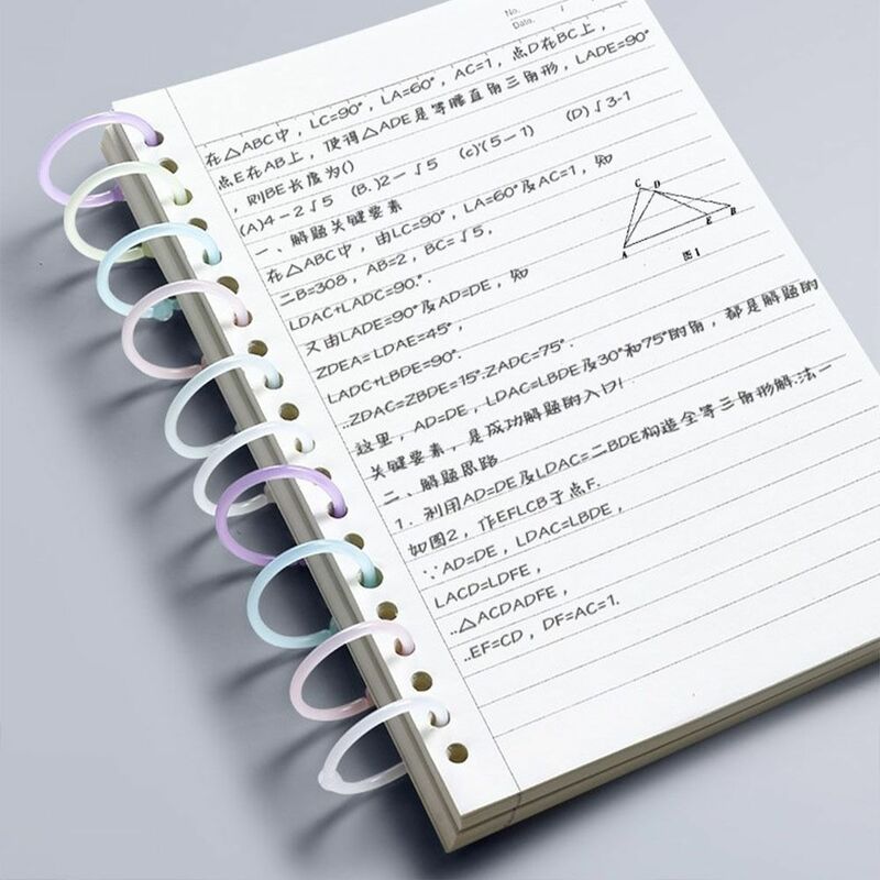 Student Scrapbooking Notebook Book Binder Hoops Diary Albums Loose Leaf Ring Circle Ring Paper Binder Ring DIY Binder Ring