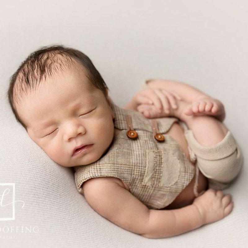 Baby Little Gentleman kamizelka kratę szorty garnitur strój akcesoria do rekwizytów fotograficznych