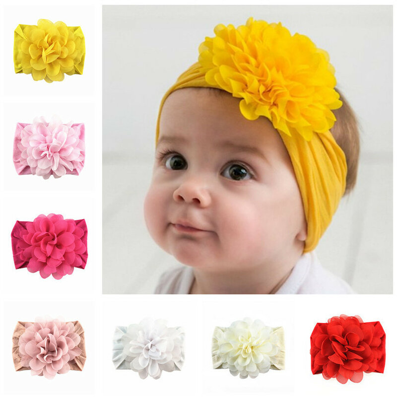 Bonito da criança crianças bebê bandana menina headbands algodão nó arco turbante elástico bebê menina acessórios de cabelo menino princesa headwear