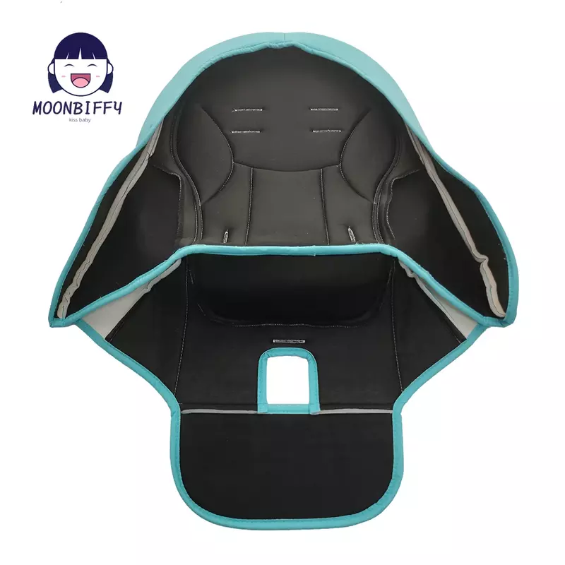 PU Composite Esponja Almofada para Crianças, Baby Jantando Cadeira, Capa De Couro, Seat Case Acessórios