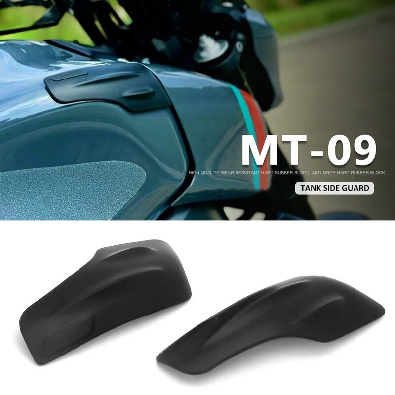 2021 2022 2023 Motorcycle Side Sticker Anti-Friction Fuel Tank Pad Accessories Black For YAMAHA MT09 Mt09 MT-09 MT 09