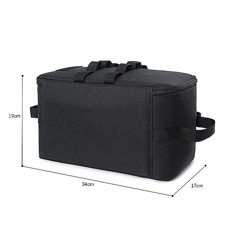 Outdoor Camping Gas Tank Storage Bag Large Capacity Ground Nail Tool Bag Gas Canister Picnic Cookware Utensils Kit Bag