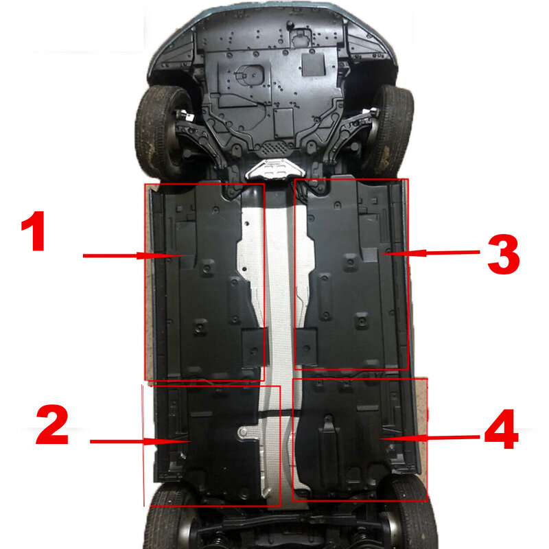 درع الشاسيه لمازدا CX5 CX4 ، لوحة الحماية ، ملحقات السيارة ، حماية أسفل