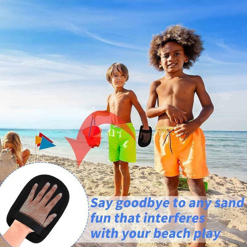 Sand Remover For Beach Cleaning Gloves Beach Sand Remover Sand Wipes For Beach Sand Cleaner Sand Removal Mitt Beach Mitts For