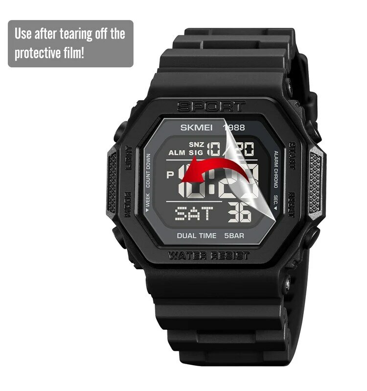 Skmei Mode Sport Horloge Voor Man Luxe Waterdicht Countdown Digitale Horloges Originele Merk Datum Week Elektronische Beweging Klok