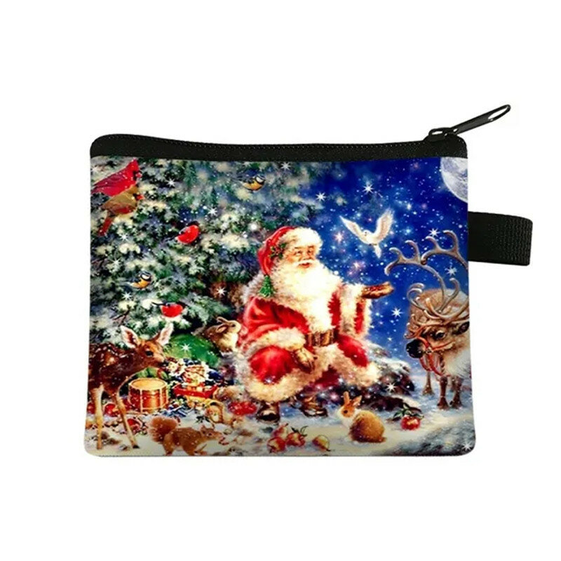 小さな女の子のためのパーソナライズされたコインバッグ,赤い市松模様の財布,エッセンシャルオイルの収納バッグ,かわいい,クリスマスプレゼント,新しい