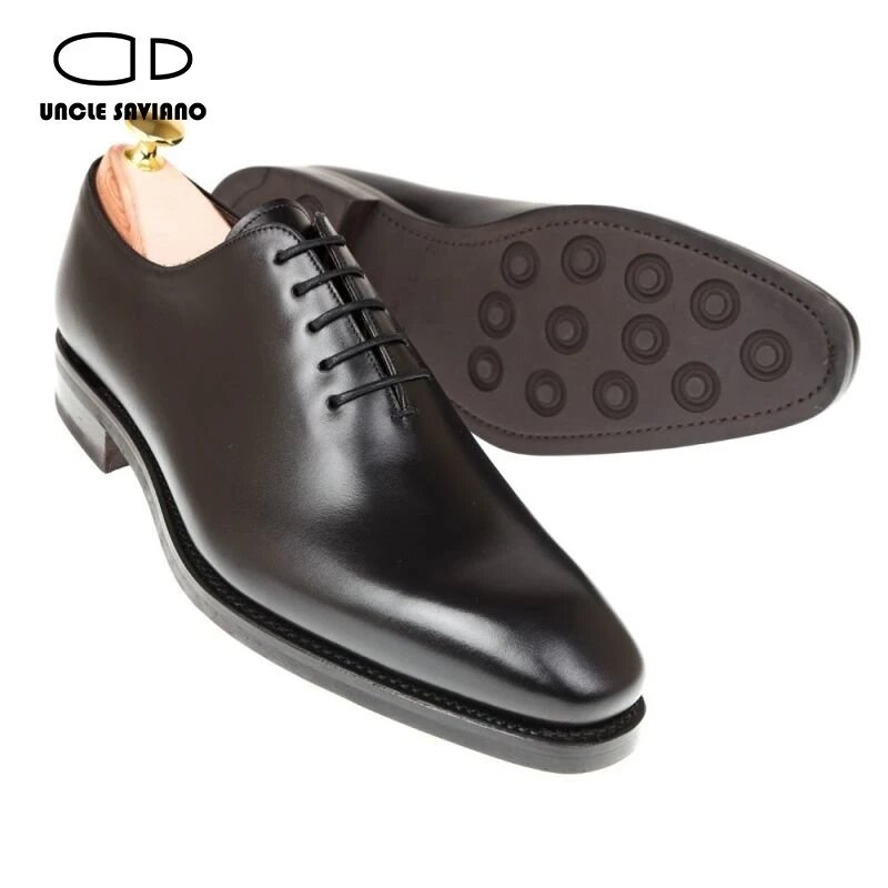 Uncle Saviano Oxford Dress Fashion Man Business Shoe Handmade Wedding Man Shoe Designer Formal Genuine Leather Best Men Shoes