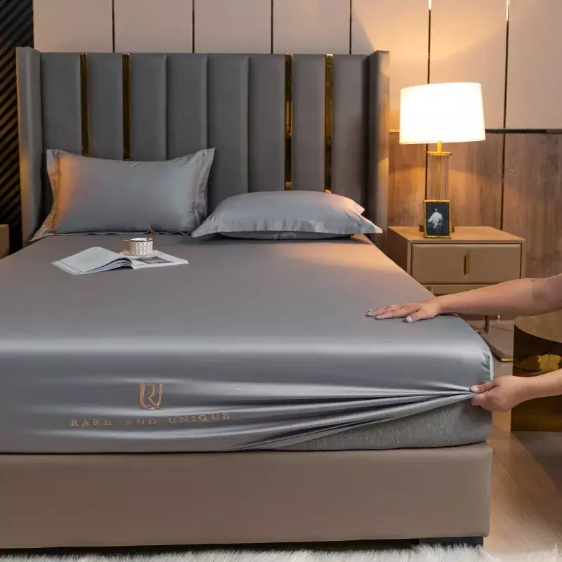 High-End-Bettlaken aus Baumwolle, dreiteiliges Set, vollständig gewickelt