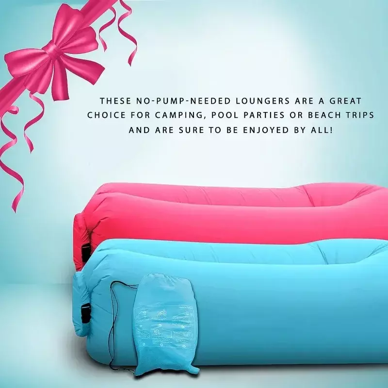 Tumbona inflable, el mejor sofá de aire para acampar, senderismo, sofá inflable Ideal para piscina, silla de playa inflable perfecta