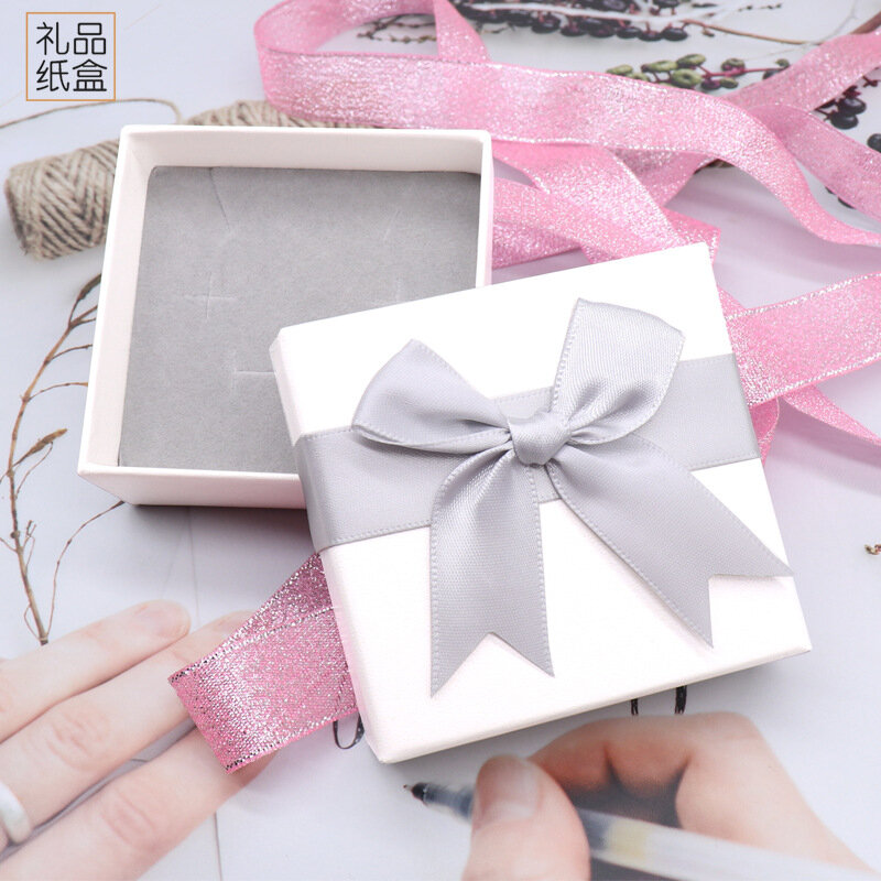 Caja de joyería contiene caja de regalo de joyería caja de embalaje de joyería anillo arco caja de collar de alto grado regalo de mujer 2023 nuevo