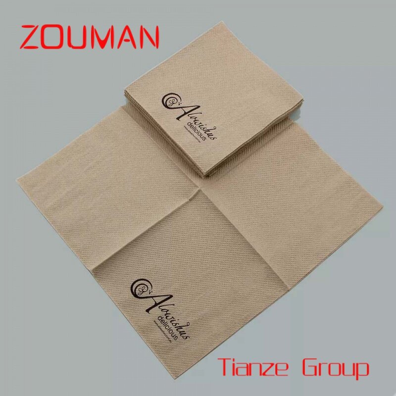 Custom , 2ply embossing soft restaurant napkins paper tissue