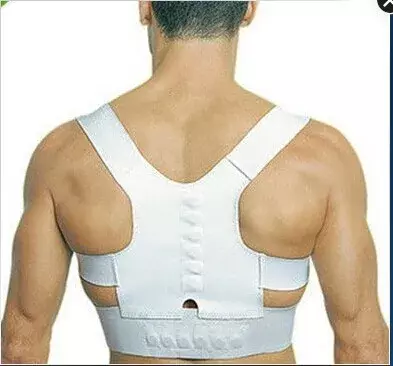 Corset Back Correction Magnetic Posture Corrector Brace Lumbar Support Pain Relief for Child Adult Women Men Back Support Belt