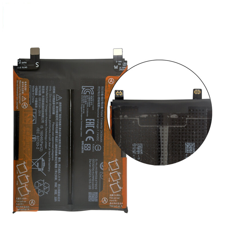 Batería original BM58 100% mAh para Xiaomi 11T Pro 5G/ Mix 4, baterías de repuesto de teléfono, 5000