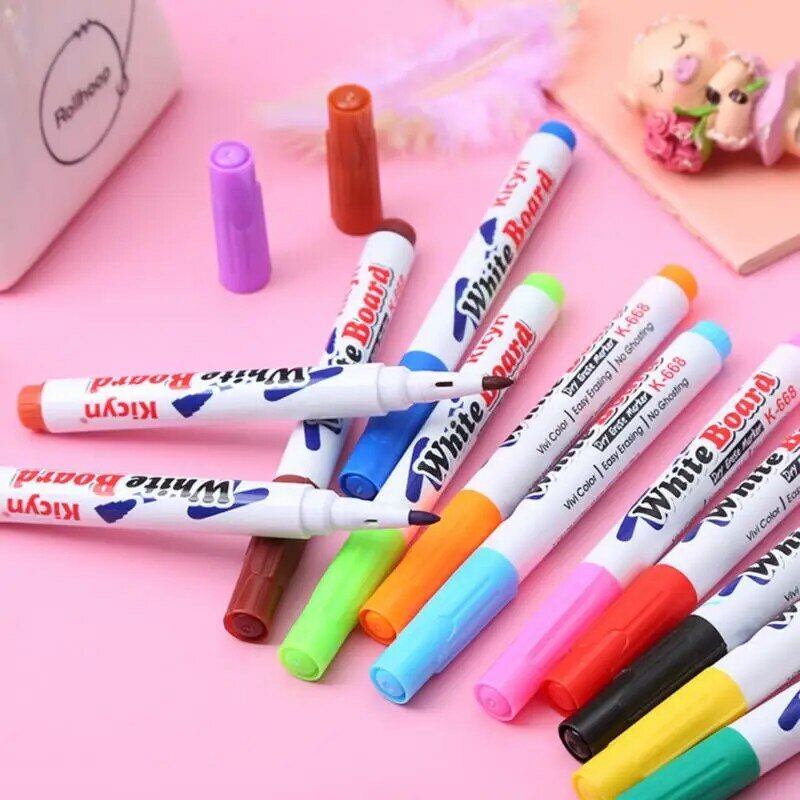 8/12 colori Magical Water Painting Floating Doodle Pens Magic Whiteboard Marker