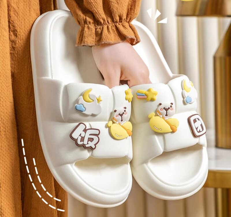 Sandálias leves de plataforma macia para meninos e meninas, sapatos de praia antiderrapantes casuais, chinelos de verão, B030804, 2024