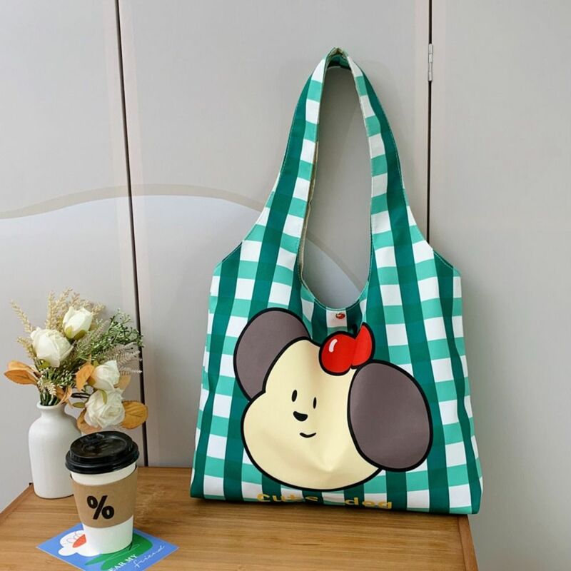 Nylon Shoulder Bag Casual Comfortable Large Capacity Tote Bag Cute Portable Shopping Bag Girls
