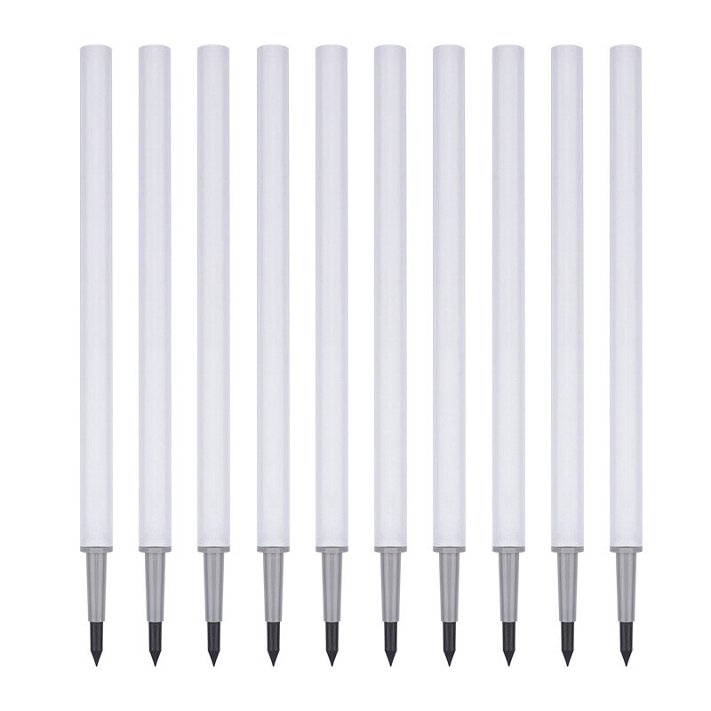 1/3/6 buah pensil tekan menulis tanpa batas pena Infinity seni sketsa ajaib Pensil mekanis perlengkapan alat tulis sekolah