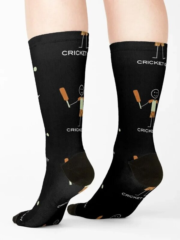 Funny Mens Cricket Guy Socks happy winter thermal christmas gift Woman Socks Men's