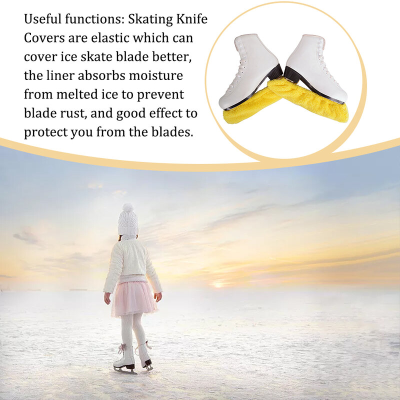 Funda para Cuchillo de patinaje, tela de microfibra antioxidante, buena elasticidad, fuerte absorción de agua, funda cómoda
