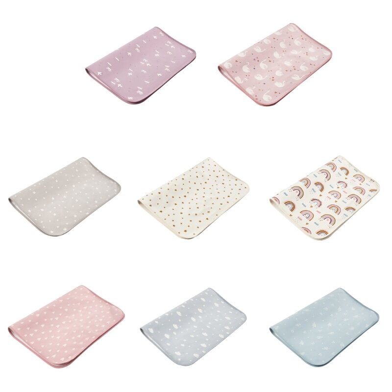 Baby Diaper Changing Pad Waterproof Travel Cotton Change Mat Liner for Infant Drop Shipping
