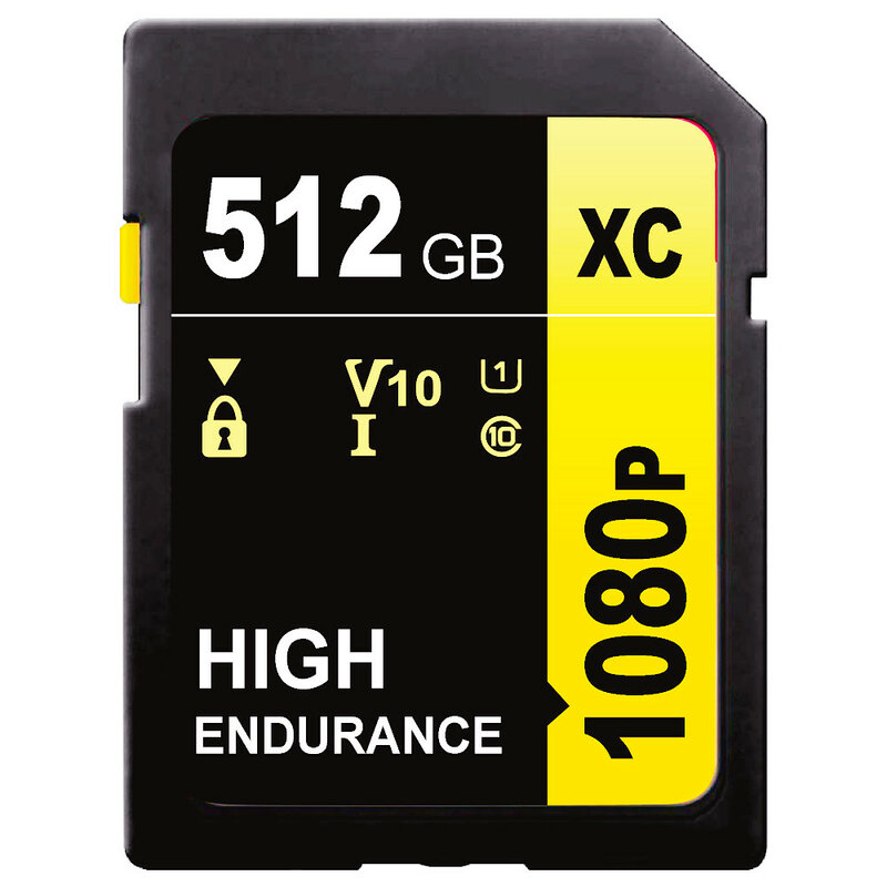 Tarjeta de memoria de cámara, SD de 512GB, 256GB, 128GB, 32GB, 64GB, 16GB, Clase 10, compatible con vídeo U1 4K para Canonnn Nikonnn