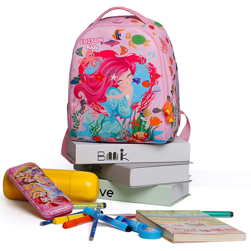 Школьный ранец для мальчиков и девочек-подростков, розовые милые ранцы с рисунком аниме