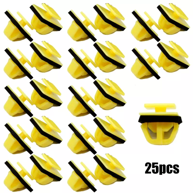 Quick And Easy Installation With For Hyundai 8775835000 Exterior Sill & Body Side Moulding Retainer Clips 25pcs