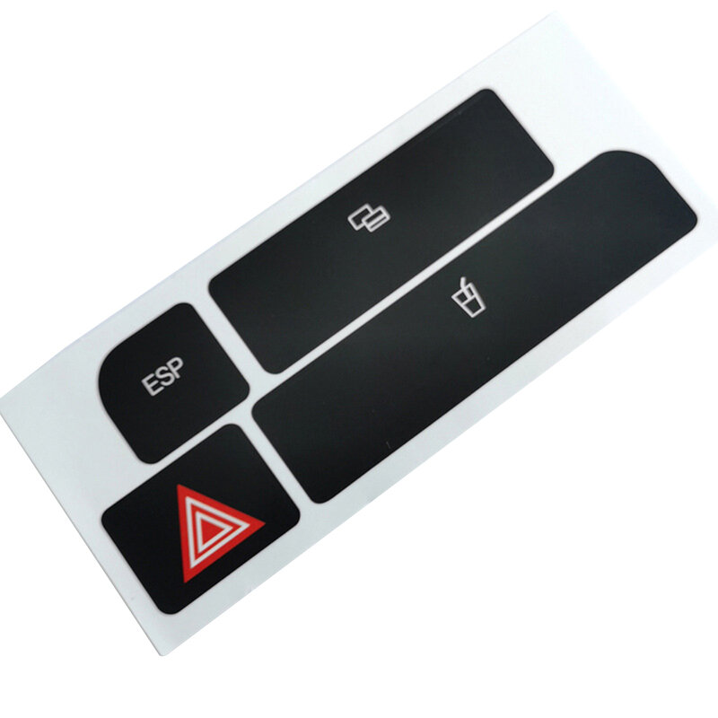 Untuk Audi A4 04-06 ESP penutup tombol Flash mobil penutup pegangan cangkir stiker tombol perbaikan sakelar kenop dekorasi Interior Styling mobil