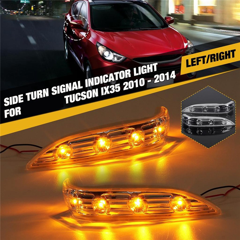 LED Mirror Light Turn Signal Turn Turn Indicator Repeater for Hyundai Tucson IX35 2009-2014 87624-2S200 87614-2S200