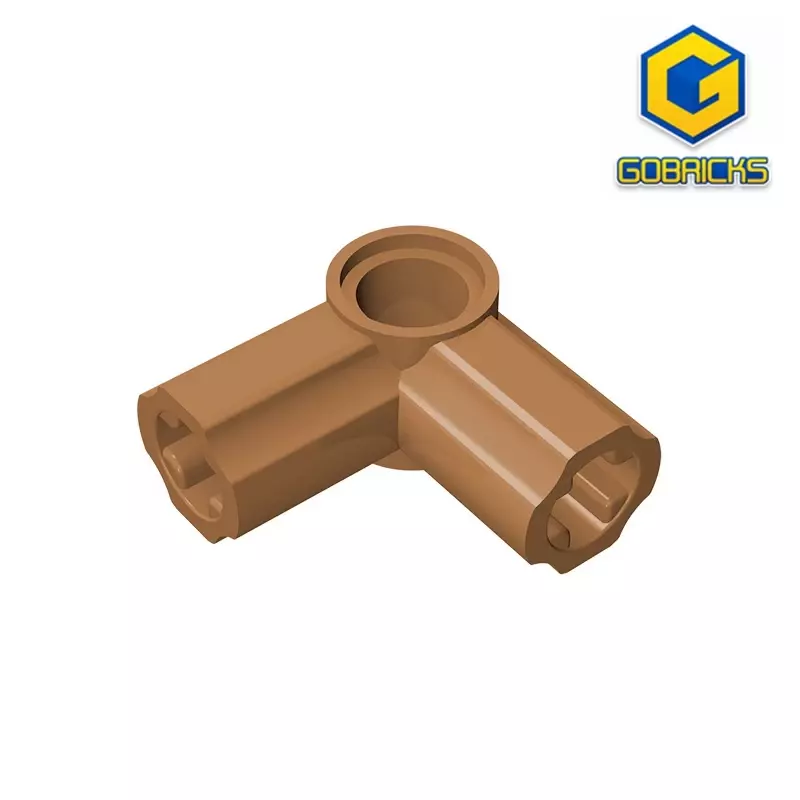 Gobricks GDS-921 Technische, As-En Pin-Connector Schuin #6 - 90 Graden Compatibel Met Lego 32014 Stukjes Kinderdiy