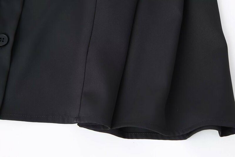 Mini vestido de manga curta plissado feminino, estilo de camisa slim fit, lapela larga, manga curta, botão para cima, moda chique, novo