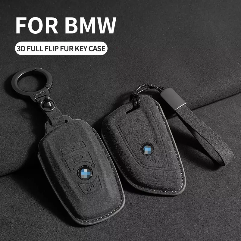Funda de cuero para llave de coche, accesorio para BMW X1, X3, X4, X5, F15, X6, F16, G30, 7 Series, G11, F48, F39, 520, 525, f30, 118i, 218i, 320i