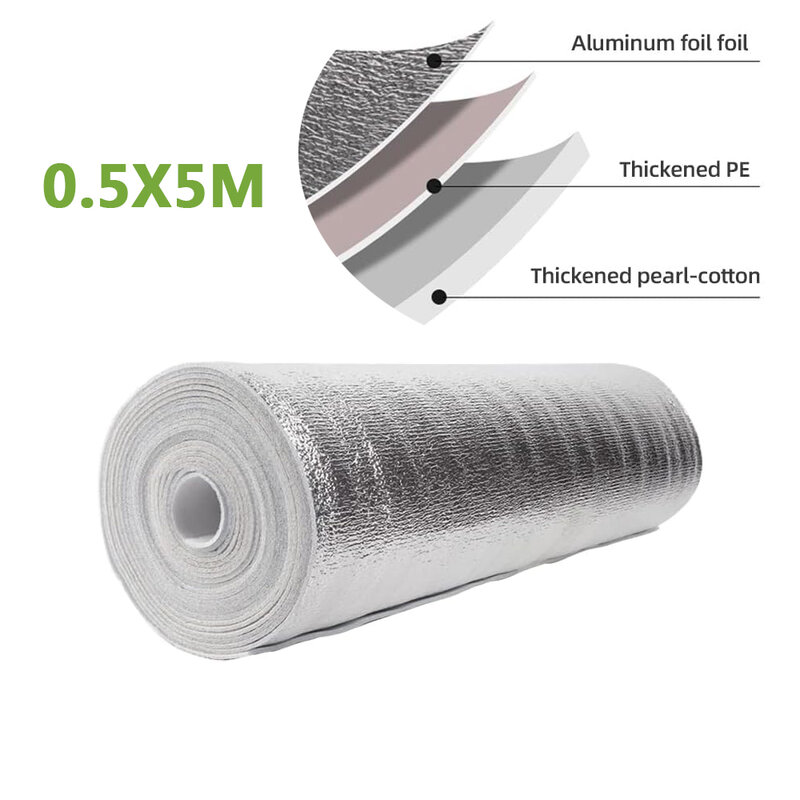 Reflektierende Isolier rolle Aluminium folie Perle Baumwolle Verpackung Isolier folie hält frisch und kalt fit für Obst Snacks
