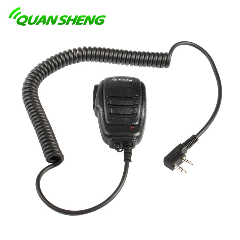 Quansheng-altavoz de QS-3, micrófono para walkie-talkie, radio bidireccional