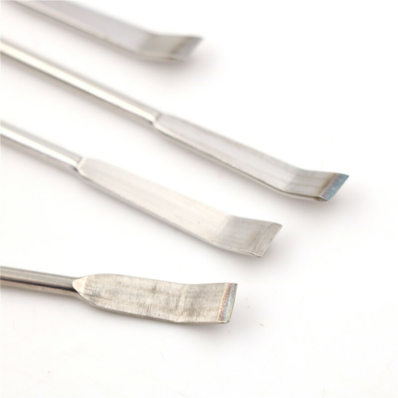 Micro spatule de laboratoire en acier inoxydable, cuillère à médicaments, pelle à pharmacie