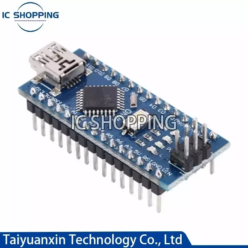 Mini Nano V3.0 ATmega328P scheda microcontrollore per Driver USB Arduino CH340 16Mhz Nano V3.0 ATMEGA328P/168P