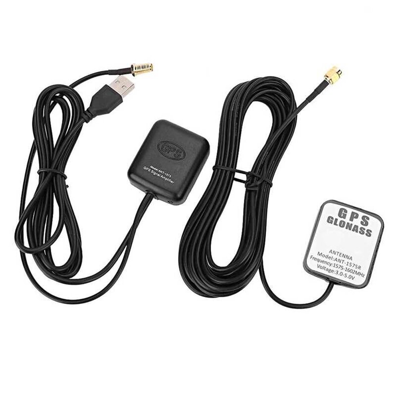 Amplificador de señal de navegador de antena Gps, Receptor completo, juego de potenciador de transmisor para sistema de navegación de coche, accesorios Gps