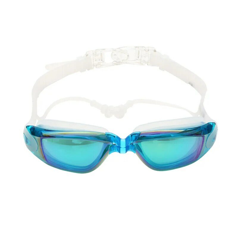 Okulary pływackie mężczyźni kobiety Myopia basen zatyczki do uszu profesjonalne optyczne wodoodporne okulary pływackie recepta dla dorosłych okulary do nurkowania