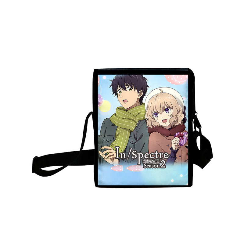 InSpectre-mochila de Anime Unisex, bolso Satchel de tela Oxford, novedad de 2023