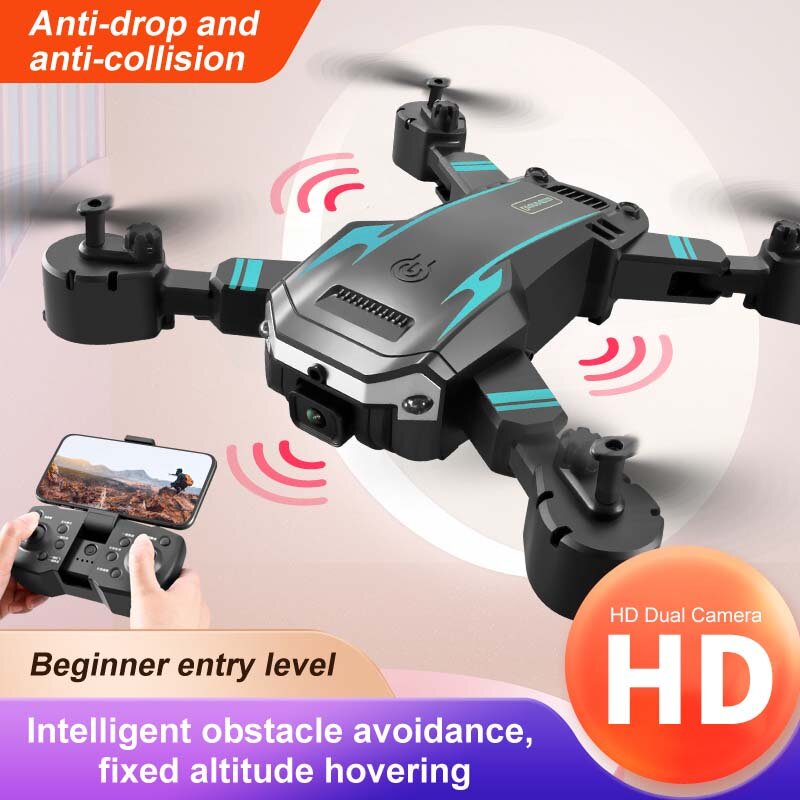 KBDFA New G6 Professional Foldable Quadcopter Aerial Drone S6 HD Camera GPS  RC Helicopter FPV WIFI Obstacle Avoidance Toy Gifts